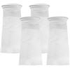 DONGKER Calzini Filtro per Acquario, 2/4 Pezzi 4" Sacchetti Filtro per Acquari, Calze Filtro Anti-Traboccamento per Acquari d'Acqua Dolce e Salata