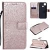 MHHQ Cover per Xiaomi Redmi 9C Custodia di Pelle Case Flip Portafoglio Retro Libretto Magnetico Protettiva Non Graffi Funzione Supporto Bumper Fiore Girasole per Xiaomi Redmi 9C - Oro Rosa