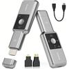 Aceele Trasmettitore e Ricevitore HDMI Wireless 4K/30Hz, Full HD Adattatore HDMI Wireless Extender con LED, Portata 50M, 2,4G/5G Streaming Video/Audio/File da Laptop, PC, TV Box a Monitor/HDTV/Proiettore