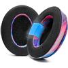 WC Freeze per Arctis Nova - Cuscinetti sostitutivi in gel di raffreddamento per tessuto ibrido per Arctis Nova Pro Wired, Nova 7, 5, 4, 3, 1 - Prodotto da Wicked Cushions | Speed Racer