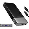 JUOVI Power Bank 10000 mAh, 35W PowerBank Caricatore Portatile, JUOVI Power Bank Ricarica Rapida con PD3.0 e QC4.0, Batteria Esterna per iPhone serie 16 15 14 13, Galaxy, Tablet, Switch, ecc (Nero)