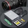 ROCKETEK Lettore di schede CFexpress tipo B e SD, lettore di schede CF Express da 10 Gbps con USB 3.1 Gen 2 Ultra velocità di trasmissione, adattatore CFexpress tipo B/SD con cavo USB C a USBC/USBA