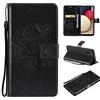 Fatcatparadise Cover per Samsung Galaxy A03S, Custodia Samsung A03S, Custodia Portafoglio a Libro in Pelle Flip Cover e TPU Silicone con Funzione Supporto Chiusura Magnetica per Galaxy A03S (Nero)