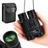 ARPDJK Binocolo compatto ultra portatile pieghevole BAK-4 Prisma verde FMC Lens 8x21 binocolo per adulti bird watching, viaggi e concerti, con borsa per il trasporto