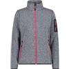 CMP Giacca da Donna, Titanio-Fuxia H14, XXS | Membrana Clima-Protect, protezione dall'umidità, calore Primaloft senza volume, leggero isolamento termico
