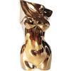 Mila Moya Vaso da fiori in ceramica nudo | 19,1 x 10,2 cm - oro | moderno nudo donna donna corpo forma vaso per la decorazione della casa
