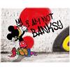 Declea Quadro Moderno Stampa Glamour I am Not Banksy - Arredamento Moderno per la casa Quadro per Il Salotto Decorazione casa
