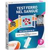 Polonord Adeste TEST FERRO NEL SANGUE Adeste - Rapido Fai da Te per la Rilevazione di Anemia da Carenza di Ferro, Confezione da 2 Test