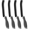 TQRR Spazzola per Pulire Fessure, Spazzola Fughe, Spazzola Fine Brush Pulizia, Multifunzionale Spazzola Per Pulizia Di Gap Per Cucine, Casa, Doccia, Bagno, Finestra (4, Grigio)