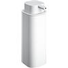 COSMIC NEA Dispenser di Sapone per Bagno di Design Moderno e Rettangolare. Dosatore da Piano per Bagno e Cucina in Metallo. Accessorio Ricaricabile da 370 Ml in Colore Bianco Opaco