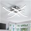 Tealight Plafoniera LED Soffitto, Lampada da Soffitto Moderna Design Curvo, 24W 2700LM Bianco Freddo 6500K Plafoniera Led Per Cucina, Camera da Letto, Soggiorno