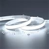 JOYLIT 24V Striscia LED Neon 5M Bianco Freddo 6000K Esterno Impermeabile, CE UL PRO 2400LM/M Alta Luminosità 240LEDs/M 20W/M CRI 92+ Flessibili Illuminazione NEON LED Strip (Senza Alimentatore)