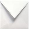 Netuno 25 buste per lettere quadrate bianco 15,3 x 15,3 cm 120g Aster Laid White buste eleganti carta vergata con filigrana struttura a righe per partecipazioni biglietti compleanno matrimonio