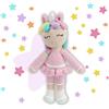 Kenuak® Bambola Unicorno all'Uncinetto Rosa, Figura Unicorno all'Uncinetto Fatta a Mano, Personaggio Amigurumi, Regali Originali all'Uncinetto per Bebè
