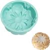 Eclove Tortiera A Forma Di Fiore, Stampi Da Forno In Silicone 3d, Antiaderenti E Rilascio Rapido Tortiera Silicone Diy Per Feste, Muffin, Torte, Pane, Crostate, Flan, Crostate, Pagno