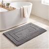 GRANNY SAYS Tappeto Bagno 60x90 cm, Tappetino Bagno Antiderapant, Tappetino Vasca Antiscivolo, Tappeto da Bagno Grande, Tappeto Antiscivolo Bagno, Passatoia Bagno Grigio Scuro