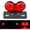 KATUR Fanale posteriore moto 40W 40 LED Luce di stop integrata Indicatore di direzione con staffa per targa per H arley H onda Y amaha S uzuki K awasaki