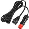 YACSEJAO Cavo di raffreddamento per auto, 2 m, 12/24 V, 16 AWG a 2 pin, cavo di prolunga di ricambio per compressore frigorifero integrato, fusibile da 15 A, adatto per viaggi, campeggio o picnic