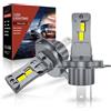 AUXIRACER H4 LED, 6500K Bianco Freddo 30000LM luminosità 500%, H4 LED Lampadine Plug and Play,1:1 Mini Dimensioni, per Abbaglianti/Anabbagliante/Fendinebbia, 2Pezzi