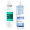 Vichy Dercos Shampoo Sebo Regolatore Trattante Capelli Grassi 200 ml + Vichy DT Dolcezza Shampoo Minerale 400 ml