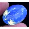 Naturale Blu Fiordaliso Opale Australiano 30.00 CT Ovale Certificato Loose Gemma