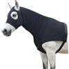 Leberna Hood cavallo lycra elasticizzata con zip - copertura del collo pieno volto M Nero