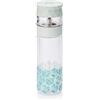 Tea Soul | Bottiglia Thermos da Tè in Vetro Borosilicato, Doppia Parete, 350ml, Design Boho, Verde Menta