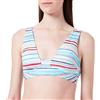 sloggi shore, Candy Basslet Top, Top Bikini, Donna, Multicolore (Blue Light Combination), XL