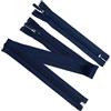 Aerzetix - Set di 2 Cerniere a Spirale separabili n. 5 da 60 cm + 8 Cerniere Non separabili n. 5 da 16 cm | Colore Blu Scuro | con tiretto Decorativo
