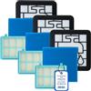 DEGG Set Filtri - Compatibile con Philips PowerPro Compact - Sostituisce Filtri FC9331/09 FC9332/09 - Filtro Motore & Filtro Scarico - Filtri Aspirapolvere - Qualità Premium - 3 PEZZI