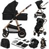 LIONELO Amber Passeggino Trio 3 in 1 da 0 a 48 Mesi fino a 22 kg