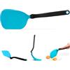Dreamfarm Chopula Antiaderente-Sicuro Super-Flessibile Spatola Sit-Up con Bordo Piatto Forte per Separare il Cibo - 12 Dreamfarm Blu