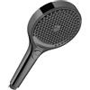 AXOR ShowerSolutions doccetta, 3 tipi di getto, 39772330, ShowerSolutions nero cromato [Rubinetteria Bagno > Doccette / Supporti]