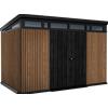 Keter Signature Venetian 11x7 - Casetta da giardino - Con porta doppia anta - 340x218x226 cm