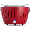 LotusGrill LG G28 U RD - Barbecue portatile per esterno Mini - Scocca rossa