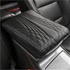 Adunsiaoto Console Cuscino Per Bracciolo Per Auto, Copri Bracciolo Auto Bracciolos Accessori, Imbottitura del Bracciolo Centrale Antiscivolo Universale, Comodo Pad Console Centrale Auto(Nero)
