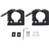 TOPINCN Supporto di montaggio con morsetto in gomma, 2 pezzi, supporto per pala per camion, UTV, ATV, fuoristrada, strumenti da 3-4 cm, con sgancio rapido, adatto per essere usato come ascia e