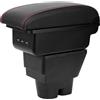 YJYWZH Braccioli Compatible with Peugeot 207 207CC Bracciolo Doppio Strato Centrale Console Vano