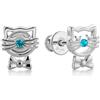 butterfly Orecchini da bambina in argento autentico Swarovski Elements Original Gatto Eco Confezione Regali