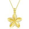 YONFQE Plumeria, collana in argento Sterling Plumeria, ciondolo in oro plumeria, regalo di Natale per donne