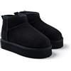 GIOSEPPO Brooten, Stivaletti Bassi con Lacci Donna, Nero, 39 EU