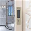 betensh Maniglie per porte tascabili con serratura e chiave Scorrevole Maniglia da Incasso Invisibile Fermo Interno Mobili Serratura 160mm Bronzo