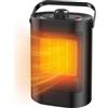 YOOKESEN Stufetta Elettrica Basso Consumo 1500W per Uso Domestico, 3 modalità, in Ceramica PTC, Protezione da Surriscaldamento e Ribaltamento, Stufe Elettriche Portatile per Soggiorni, Uffici