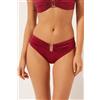 Calzedonia Slip Alto Costume Shiny Satin Rosso