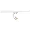 SLV PURI spot per binario trifase 230V, QPAR51, bianco, GU10 max. 50W, incl. adattatore trifase