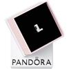 PANDORA Ciondolo in argento con lettera L