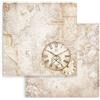 Carta Scrap Quiet Days orologio Stamperia