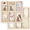 Carta Scrap Quiet Days 6 cards Stamperia