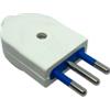 Faeg FG20501. Spina volante dritta 2P+T 10A BIANCA IP20D