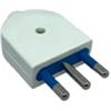 Faeg FG20502. Spina volante dritta 2P+T 16A BIANCA IP20D